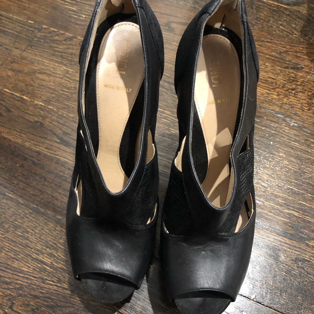 Authentic Fendi Platform Open Toe Booties - image 4